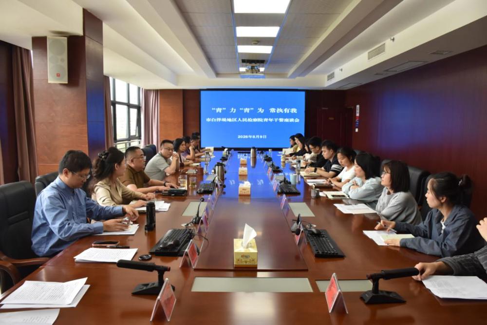 聚青春之火，燃“常执”之光——白洋堤地区检察院青年干警座谈会召开